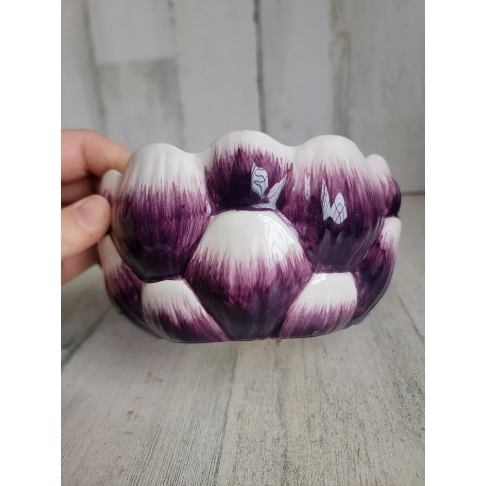 Pier 1 Imports‎ purple artichoke Bowl vegetable dish home decor